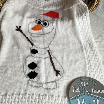 Olaf Christmas Baby Blanket