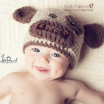 Baby Cow Beanie Hat Crochet Pattern 221