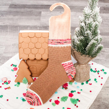 Iced Gingerbread Socks