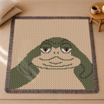 Corner-to-Corner Jabba The Hutt Blanket Slug Graph Bounty Hunter Throw CROCHET PATTERN