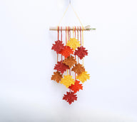 Maple leaf wall hanging