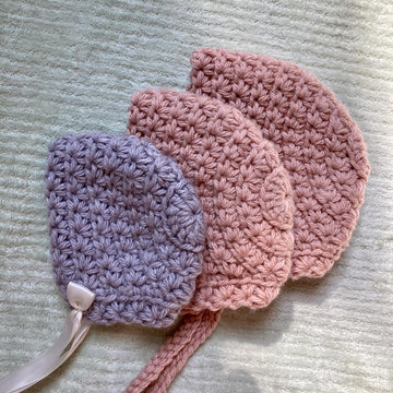 Star Stitch Baby Bonnet