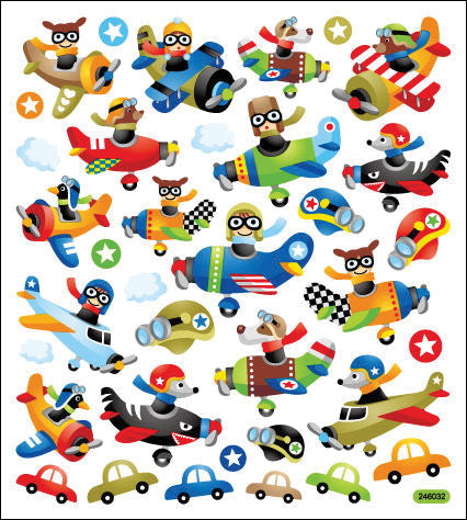 Tattoo King Sticker King Stickers - Airplanes