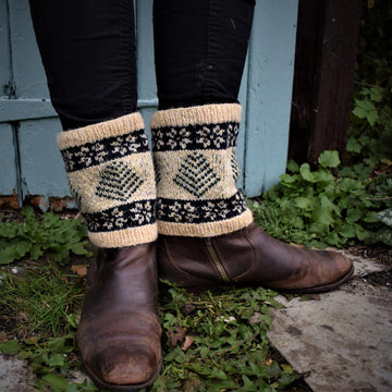 Snowing in the Forest Boot Cuffs