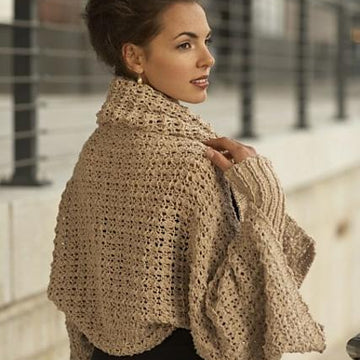 Lacy Rib Shawl
