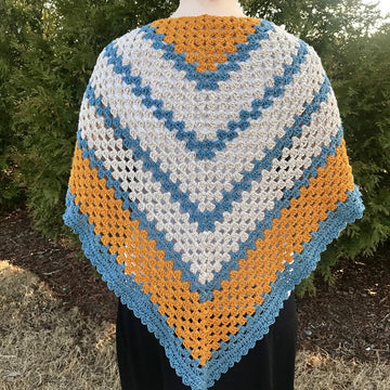 A Sunny Day Triangle Shawl