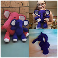 Fuchsia the Baby Elephant Crochet Pattern