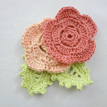 Crochet Autumn Brooch