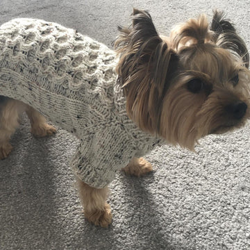 Tweed Dog Sweater