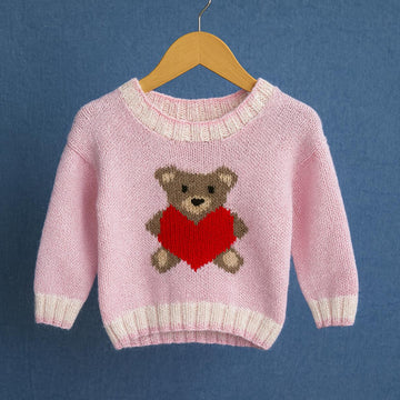 P172 Love Heart Bear Jumper