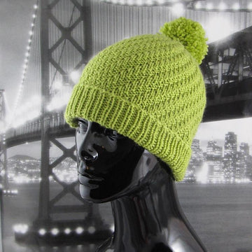 Swirl Bobble Beanie Hat