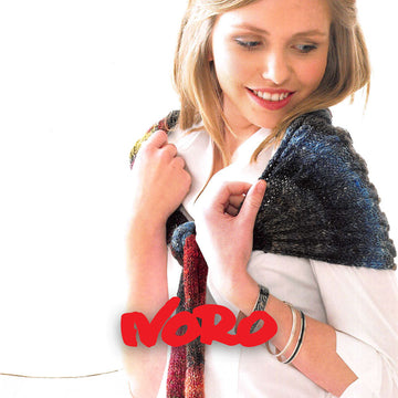 Cabled Wrap in Noro Silk Garden Lite - Downloadable PDF