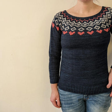 Fairisle Hearts Sweater