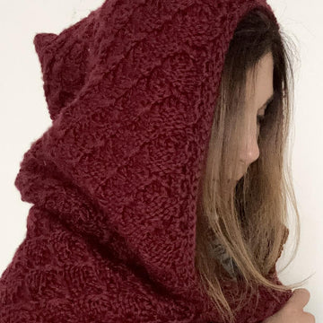 The Trellis Hooded Scarf