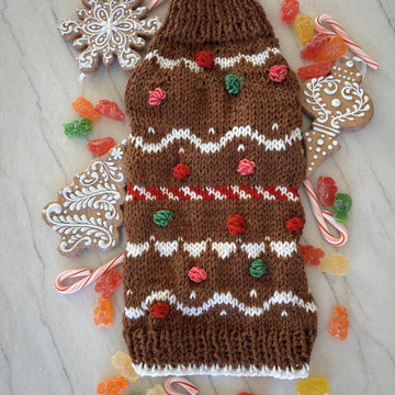 Gingerbread Pet Sweater