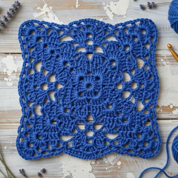 Crochet Square Motif Pattern – PDF + Video Tutorial