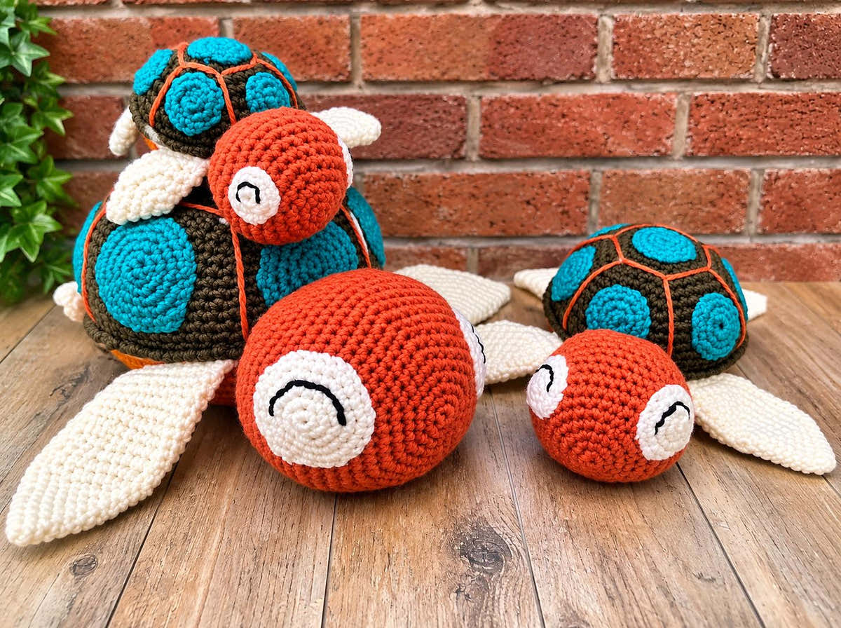 Turtles Crochet Pattern