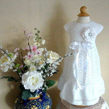 Knitting Pattern Baby Dress