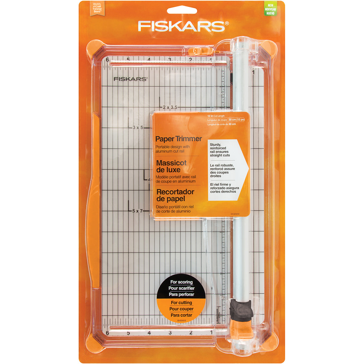 Fiskars Reinforced 12" Personal Trimmer - 284939