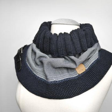 Strickanleitung - Loop mit Lederschließe – No.161