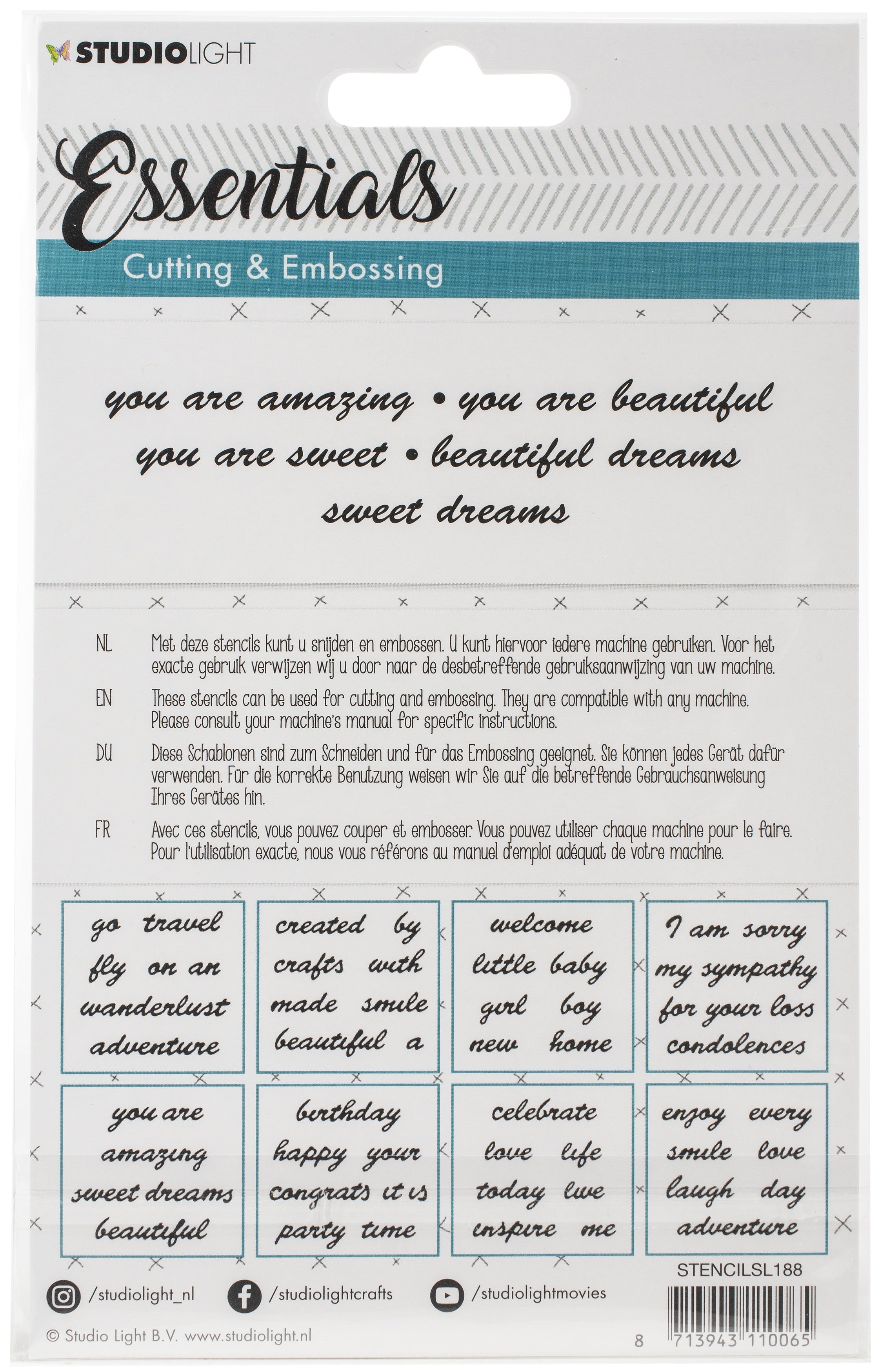 Studio Light Essentials Cutting & Embossing Die - 594885