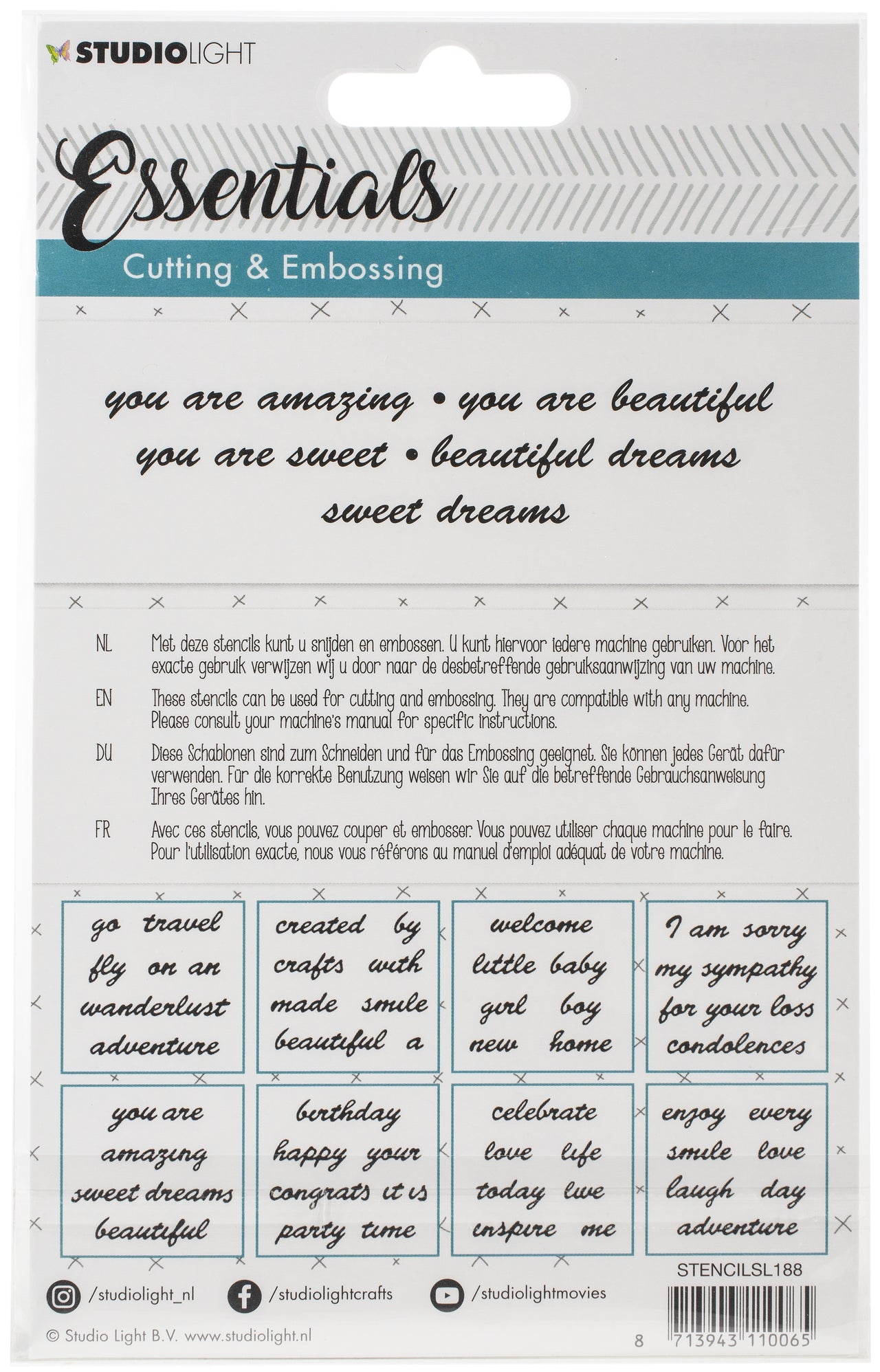 Studio Light Essentials Cutting & Embossing Die - 594885