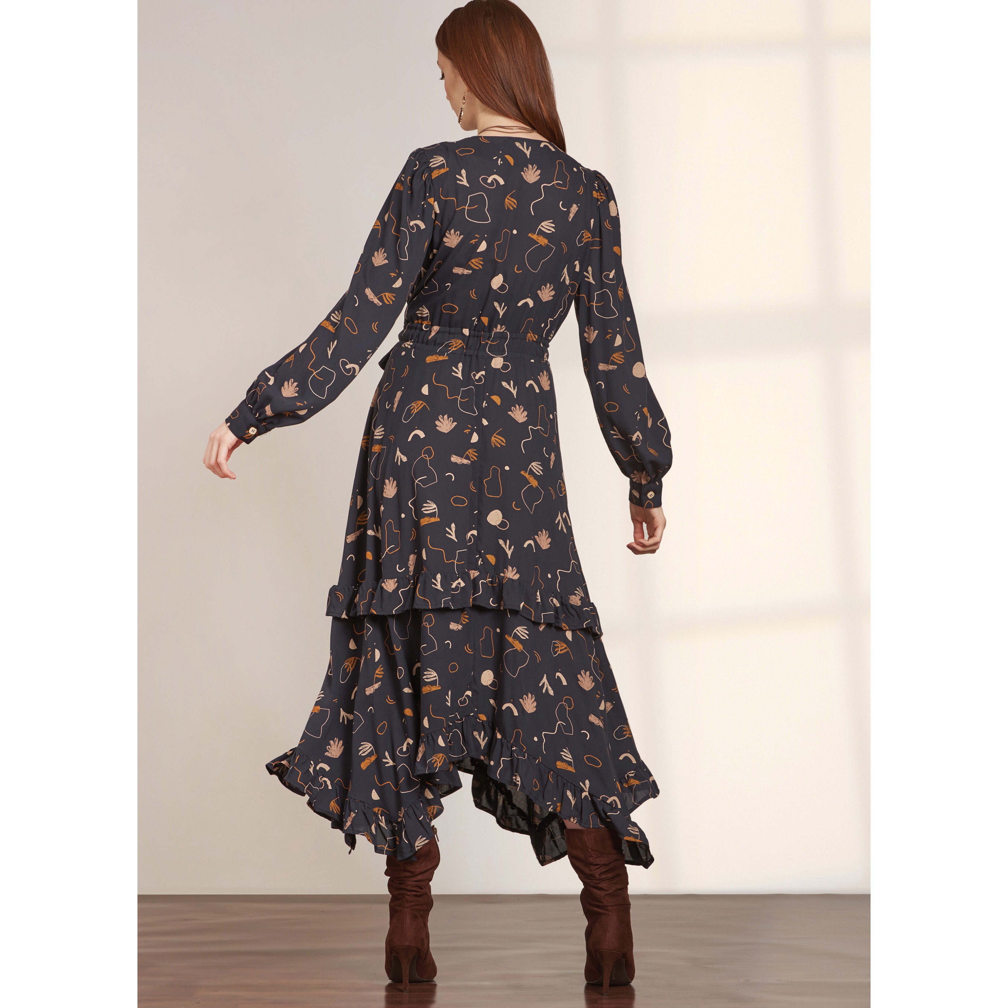 Simplicity Misses' Midi Wrap Dress S9639 - Sewing Pattern