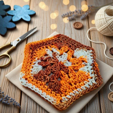 A Crochet Hexagon Motif Pattern + Video Tutorial