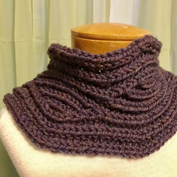 Brown County Brioche Cowl