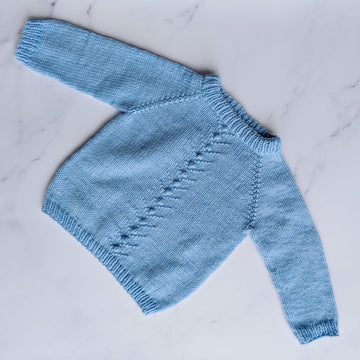 Berwick Baby and Children's Sweater in DK yarn - Ages 0 - 10 years