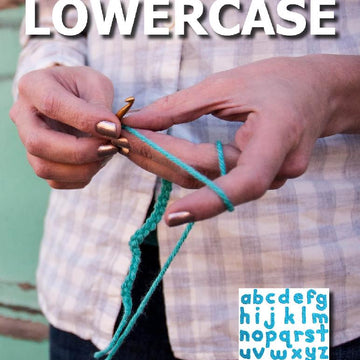 Lowercase Alphabet Crochet Motifs Pattern