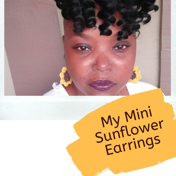 My Mini Sunflower Earrings