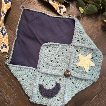 Starlit Crochet Sling Bag