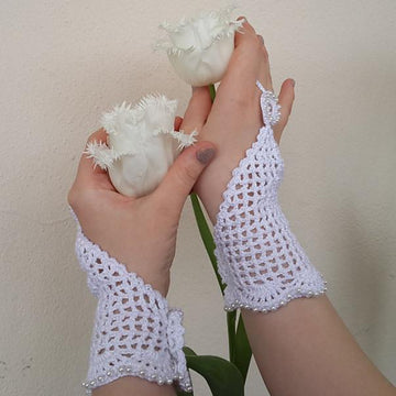Fingerless Mittens Gloves