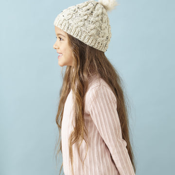 Children's Hats in King Cole Fashion Aran & Luxury Fur - 5100pdf - Downloadable PDF