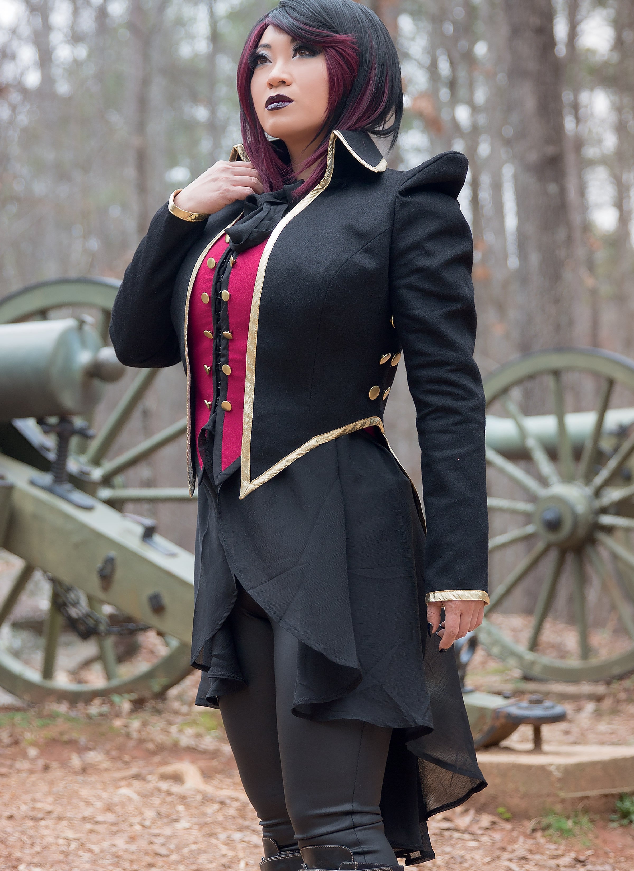 McCall's Misses' Lined Costume Vest and Jacket with Shaped Front and Back Hemlines M7616 - Sewing Pattern