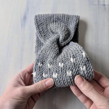 Thrummed Headband - Adding Thrums After Knitting