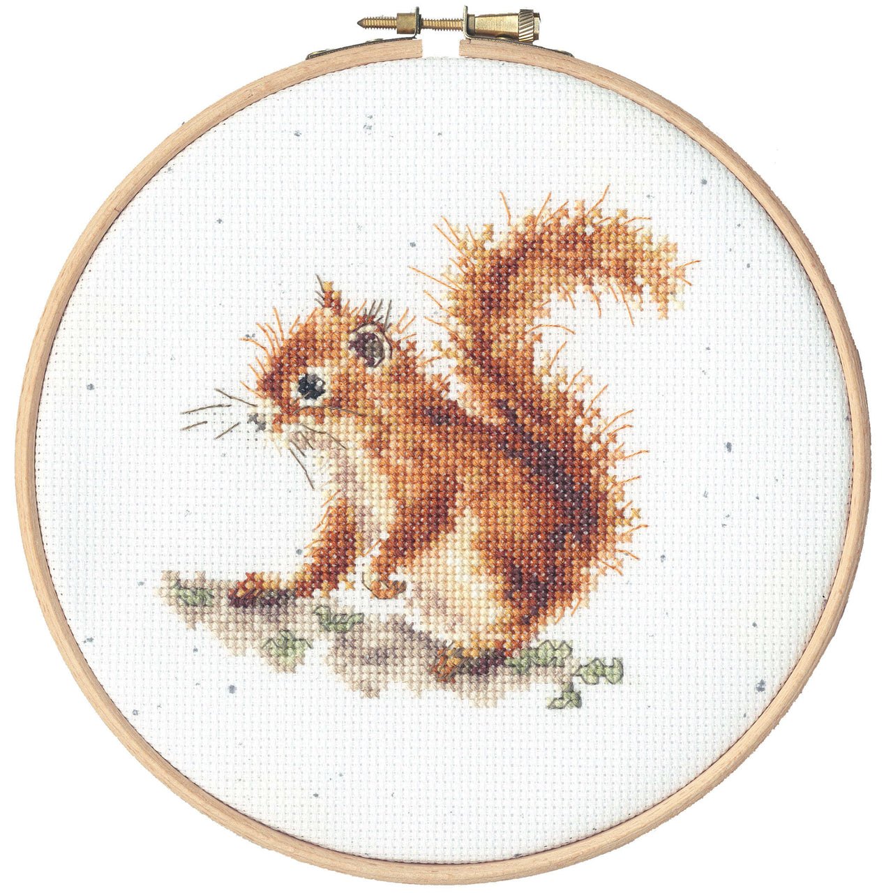Bothy Threads Acorns Cross Stitch Kit - 15cm circle