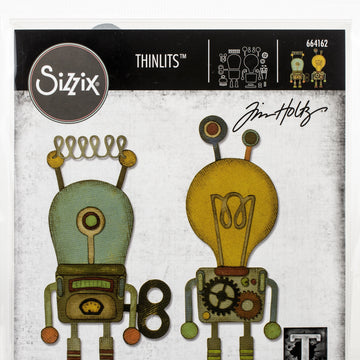 Sizzix Thinlits Dies By Tim Holtz - Robotic