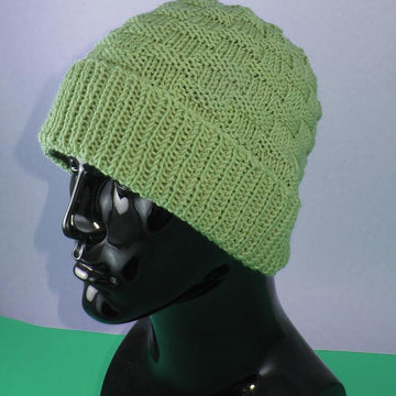Basket Weave Spring Beanie Hat