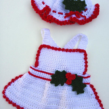 Missy Claus Apron & Hat 12-122B
