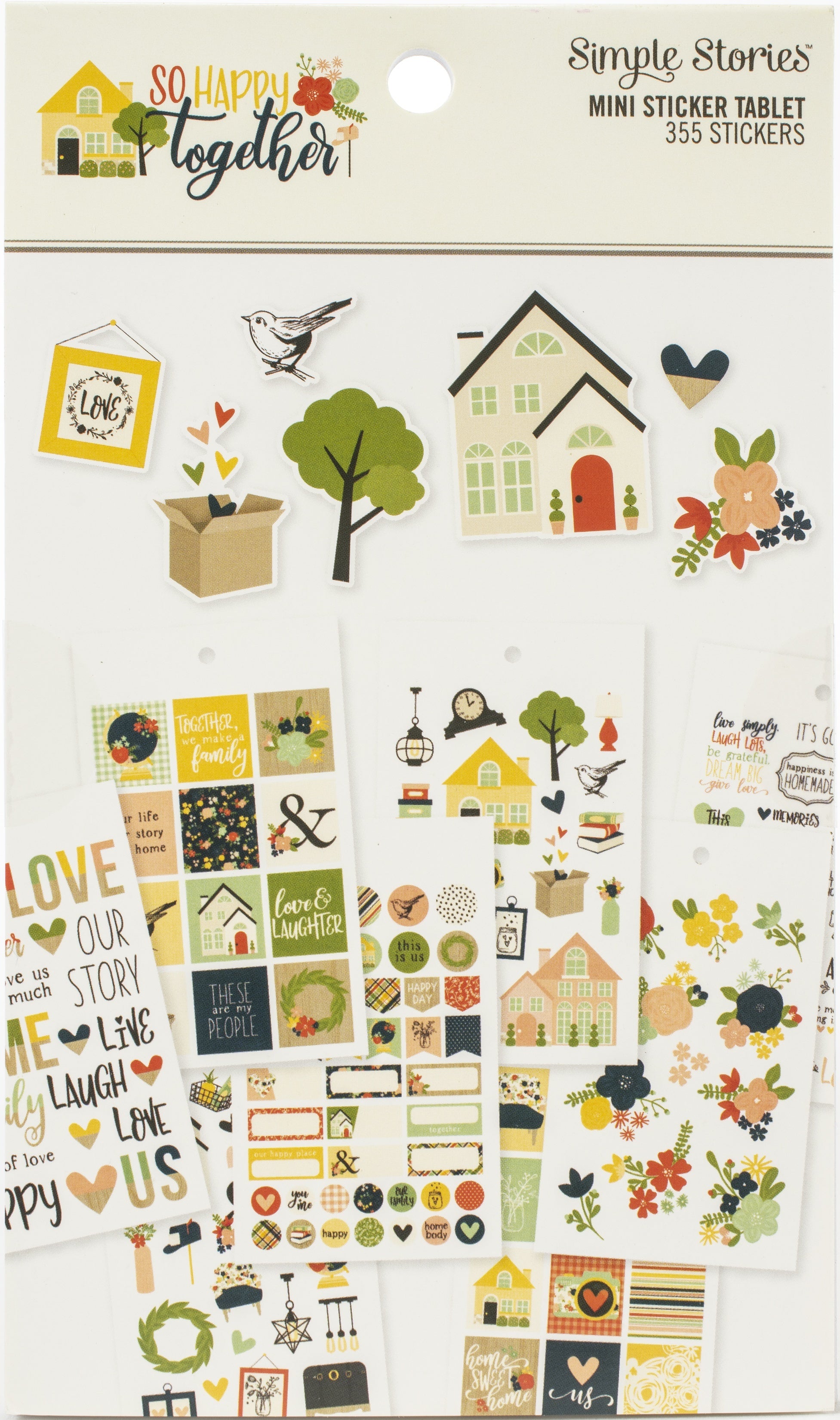 Simple Stories So Happy Together Mini Sticker Tablet 355/Pkg - 600484