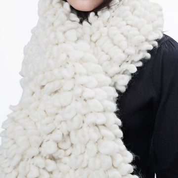 Plush Perry Scarf in Wool and the Gang Crazy Sexy Wool - Downloadable PDF