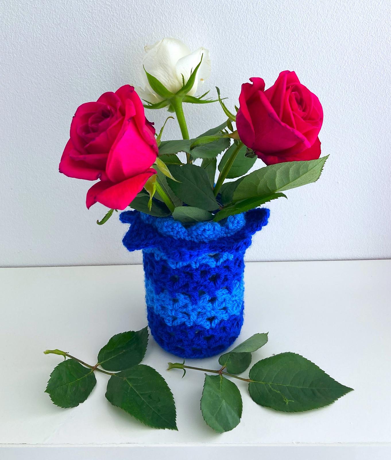 Flower top jar cover II by HueLaVive