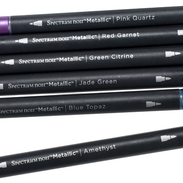 Metallic Markers by Spectrum Noir 6 Pens - Rare Minerals