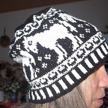White horse beanie