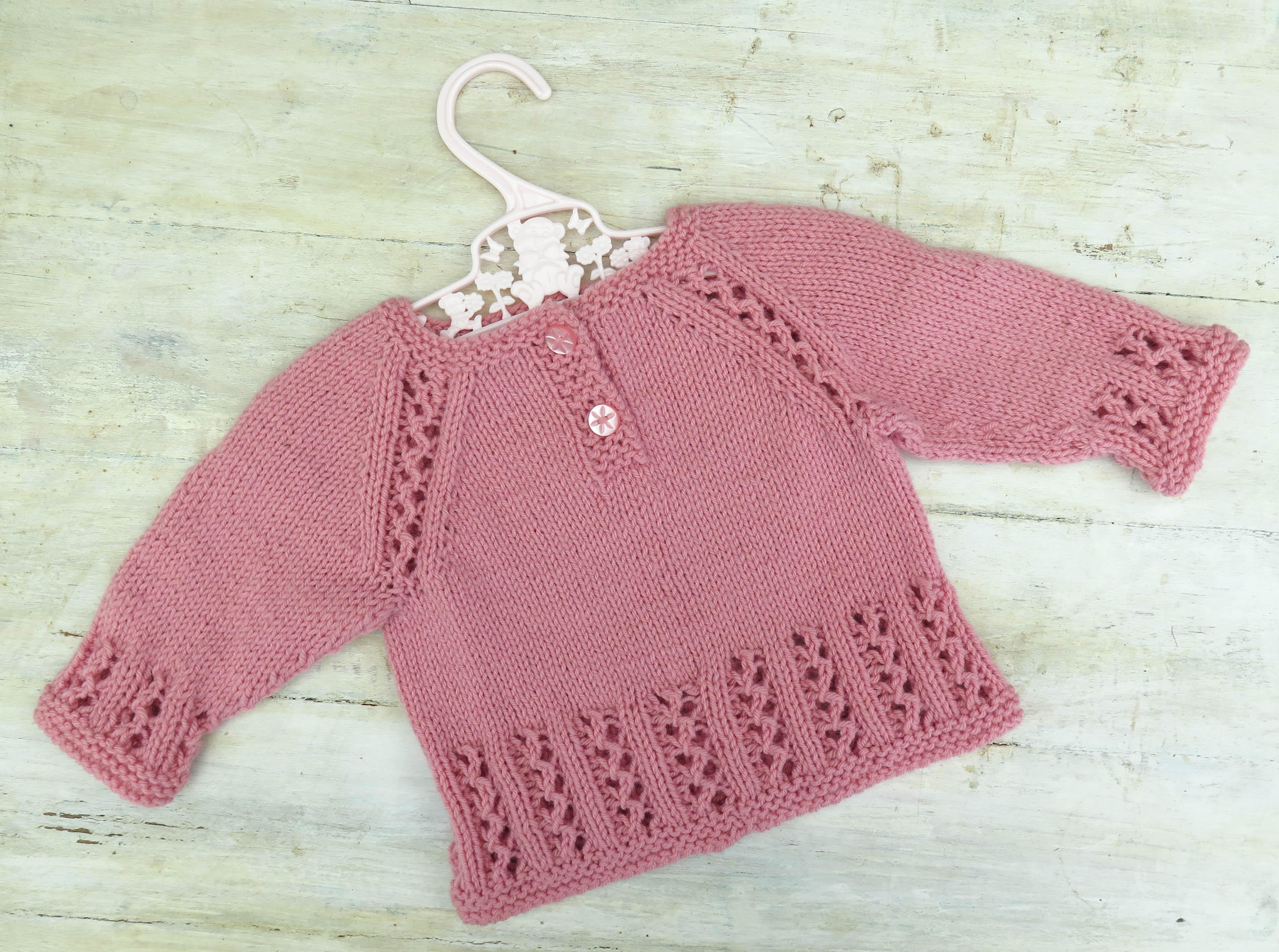 Sweet Lizzie Top Down Pullover