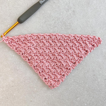 C2C Suzette Stitch Washcloth