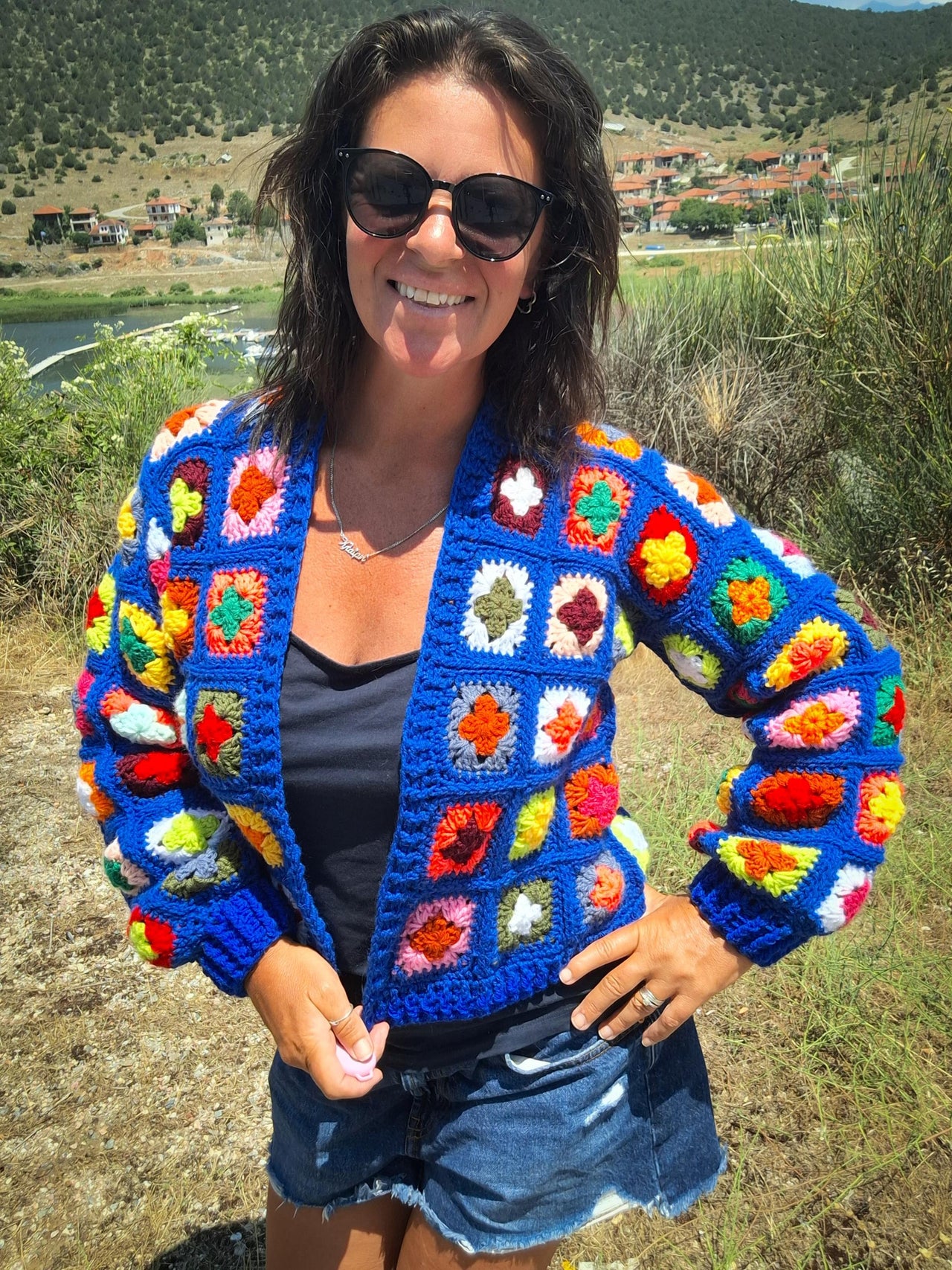 Forget Me Not Cardy (Cuffed Version)