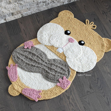 Peanut The Hamster Rug